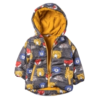 Παιδικό μπουφάν για αγόρια Bears Γκρι αγορίστικα μοντέρνα ζεστά ποιοτικά μπουφάν