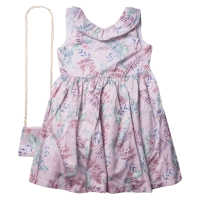 Παιδικό φόρεμα Εβίτα για κορίτσια Forest Λιλά