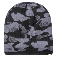 Παιδικός σκούφος για αγόρια Army Μαύρο ζεστό πλεκτό χνουδοτό αγοτίστικο οικονομικό ελαστικό με χνούδι