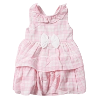 Βρεφικό φόρεμα Εβίτα για κορίτσια Lucky ροζ καθημερινά βρεφικά φορεματάκια online 1
