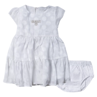 Βρεφικό φόρεμα GUESS για κορίτσια Dots Άσπρο