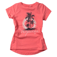 Παιδική μπλούζα Name it για κορίτσια Tropicana κοραλλί
