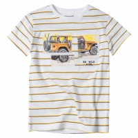 Παιδική μπλούζα Mayoral για αγόρια Τrack Άσπρο
