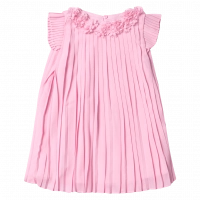 Βρεφικό φόρεμα Mayoral για κορίτσια Pinky ροζ επίσημο κοριτσάκια αμάνικο πιέτες online