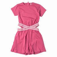 Παιδικό φόρεμα Mayoral για κορίτσια Active τριανταφυλλί απλό μακό καθημερινά