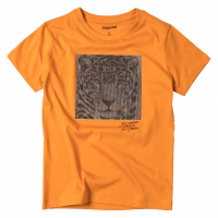 Παιδική μπλούζα Mayoral για αγόρια Tiger μουσταρδί