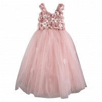 Παιδικό αμπιγέ φόρεμα για κορίτσια Gardenia ροζ
