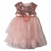 Παιδικό αμπιγέ φόρεμα για κορίτσια Adelaide σομον