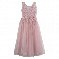 Παιδικό φόρεμα για κορίτσια Eloise ροζ κοριτσίστικα ετών τούλι γάμους βαφτίσεις καλά φορέματα πάρτυ online