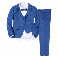 Παιδικό κοστούμι για αγόρι Λυκούργος μπλε καλό ντύσιμο για παραγαμπράκια online