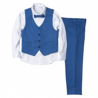 Παιδικό σετ για αγόρια Γαύδος μπλε ραφ 9-12 καλό ντύσιμο αγορίστικα αμπιγιέ online (1)