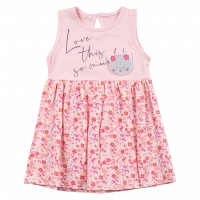Παιδικό φόρεμα για κορίτσια Love this so much σομόν (1)