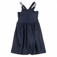 Παιδικό φόρεμα Name it για κορίτσια Peanut μπλε καθημερινά κοριτσίστικα με ασημοκλωστή online (1)