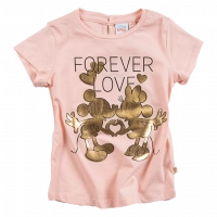 Βρεφική μπλούζα Original Marines για κορίτσια Forever Love Ροζ κοριτσίστικα στάμπα Minnie σομόν online