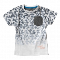 Παιδική μπλούζα E Bound για αγόρια Surfing άσπρη καλοκαιρινές μπλούζες t-shirt ετών