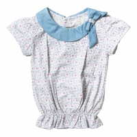 Παιδική Μπλούζα για κορίτσια Les Amies γκρι καλοκαιρινές μπλούζες crop top online ετών