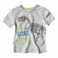 Παιδική μπλούζα Minoti για αγόρια Bone γκρι