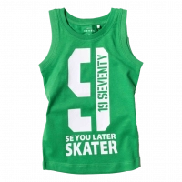 Παιδική μπλούζα Name it για αγόρια Skater πράσινο