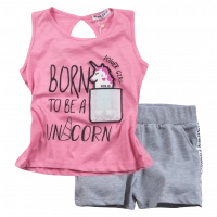 Παιδικό σετ Εβίτα  για κορίτσια Fashion unicorn ροζ