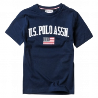 Παιδική μπλούζα U.S Polo για αγόρια America μπλέ μαρίν