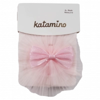 Βρεφικό καλσόν για κορίτσια Shiny bow ροζ κοριτσίστικα καλό ντύσιμο μωρό online 4 μηνών (1)