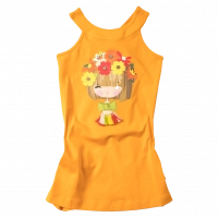 Παιδικό φόρεμα Mayoral για κορίτσια Calabaza πορτοκαλί (1)
