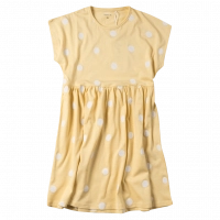 Παιδικό φόρεμα Name it για κορίτσια Helle κίτρινο 1-7
