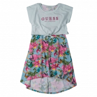 Παιδικό φόρεμα GUESS για κορίτσια Butterflies φυστικί κοριτσίστικα ποιοτικά καθρινά επώνυμα δώρο 10 χρονών online (1)