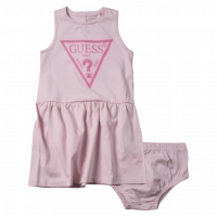 Βρεφικό φόρεμα GUESS για κορίτσια What Ροζ κοριτσίστικα καλοκαιρινά δώρο ακριβό online