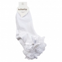 Παιδικές κάλτσες για κορίτσια Small lace δαντέλα καλές γάμους 