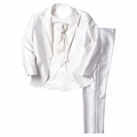Παιδικό κοστούμι για αγόρια Σκύρος Λευκό 5-14 κοστούμια για παραγαμπράκια για γάμους βαφτίσεις ολοκληρωμένο σετ ετών