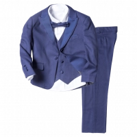 Παιδικό κοστούμι για αγόρια & παραγαμπράκια Ζάκυνθος Μπλε 10-14