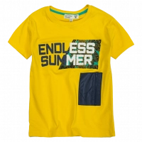 Παιδική μπλούζα New College για αγόρια Endless Summer κίτρινο αγορίστικες μπλούζες καλοκαιρινές tshirt επώνυμα online