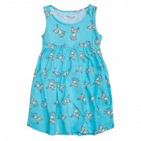 Παιδικό φόρεμα Minoti για κορίτσια unicorn allover τυρκουάζ  καλοκαιρινά φορέματα επώνυμα μοντέρνα ετών online