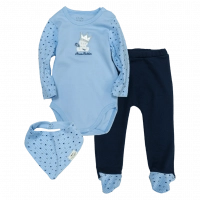 Βρεφικό σετ για αγόρια KIng bear γαλάζιο για μωράκια σετάκια νεογέννητα μηνών δώρο Online