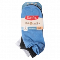 3 Παιδικές κάλτσες σοσόνια για αγόρια Tobillero μπλέ μαύρο άσπρο αγορίστικα καθημερινά Online