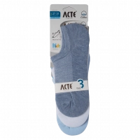 3 Παιδικές κάλτσες σοσόνια για αγόρια Acte μπλε άσπρο γαλάζιο καιημερινές αγορίστικες κοντές online (1)