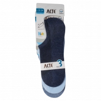 3 Παιδικές κάλτσες σοσόνια για αγόρια Acte μπλε γαλάζιο ραφ  καθημερινές κοντές online (1)