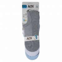 3 Παιδικές κάλτσες σοσόνια για αγόρια Acte γκρι άσπρο γαλάζιο καιημερινές αγορίστικες κοντές online (1)