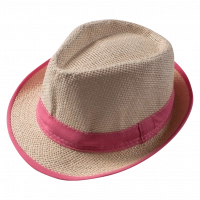 Παιδικό καπέλο για κορίτσια Pinky μπεζ 54cm ψάθινα κοριτσίστικα online