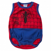 Βρεφικό φορμάκι για αγόρια Spider κόκκινο ζιπουνάκια φορμάκια υπερήρωες καλοκαίρι μηνών online3