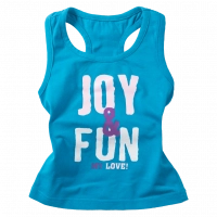 Παιδική μπλούζα για κορίτσια Joy μπλε κοριτσίστικες καλοκαιρινές αμάνικες 1 έτους (1)
