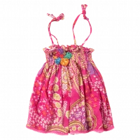 Βρεφικό φόρεμα για κορίτσια Boho φούξια καθημερινα βαμβακερά κοριτσίστικα online (1)