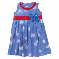 Παιδικό φόρμεμα για κορίτσα Save me μπλε κοριτσίστικα φορέματα καλοκαιρινά αμάνικα οικονομικά