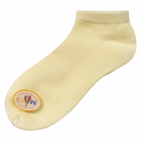 παιδικες κάλτσες κοντές Cozy κίτρινο καλτσάκια για αγόρια κορίτσια κίτρινες κοντές βαμβακερές Online