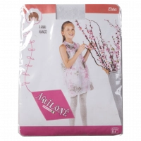 Παιδικά καλσόν για κορίτσια aquilone άσπρο λεπτό για φόρεμα  (1)