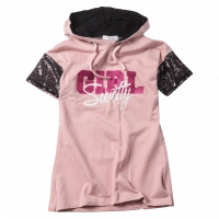 Παιδικό μπλουζοφόρεμα Εβίτα για κορίτσια  girl sweety ροζ μπλουζοφορέματα για κορίτσια ετών φούτερ καθημερινά