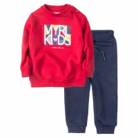 Βρεφικό σετ φόρμας Mayoral για αγόρια MYRL KIDS κόκκινο καθημερινό άνετο αθλητικό χειμωνιάτικο μηνών online1