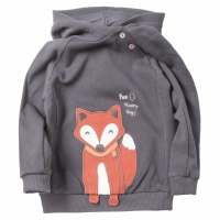 Βρεφική μπλούζα Mayoral για αγόρια Fox ανθρακί καθημερινή άνετη επώνυμη ζεστή χειμωνιάτικη ετών online (1)