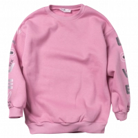 Παιδική μπλούζα ΝΕΚ για κορίτσια Pink Love ροζ χειμωνιάτικες καθημερινές βόλτες σχολείο ετών online φούτερ